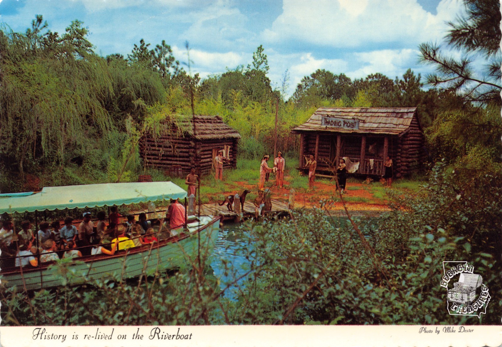 GA~GEORGIA~ATLANTA~SIX FLAGS OVER GEORGIA~JEAN RIBAUT RIVERBOAT RIDE~CONTINENTAL