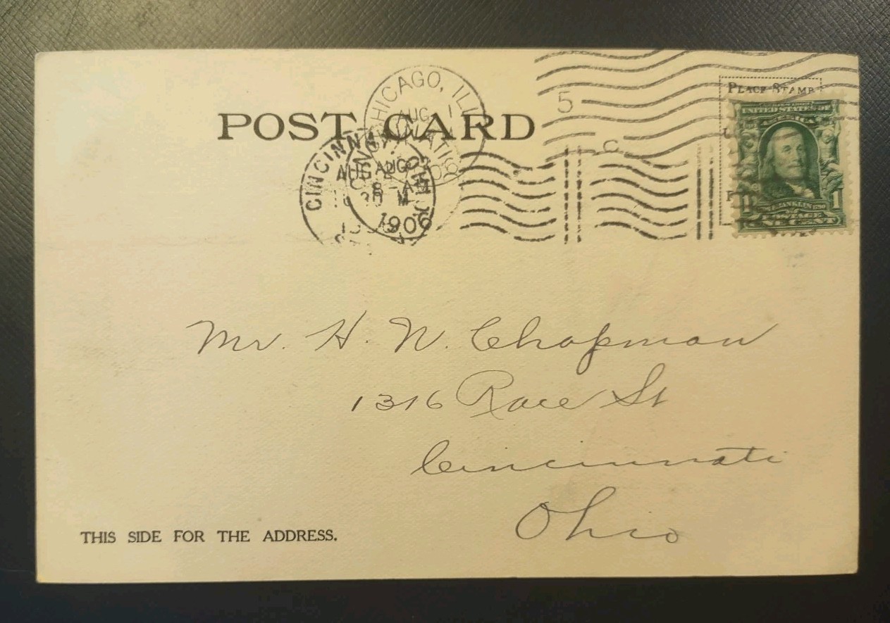 1906 Montgomery Ward Building UDB Postcard Retail Store Exterior Chicago IL