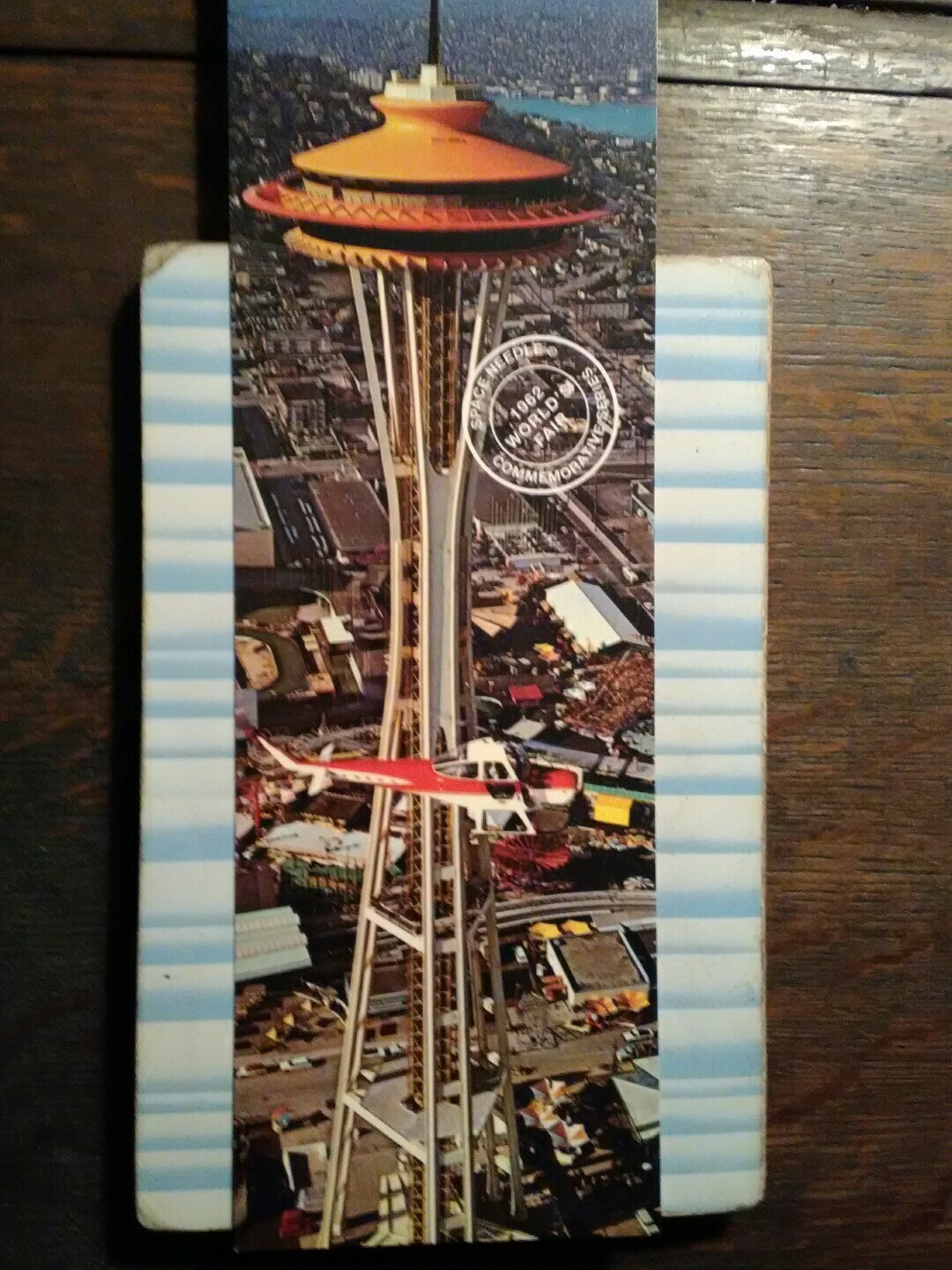 giant photo POST CARD 1962 WORLD’S FAIR SEATTLE WASHINGTON