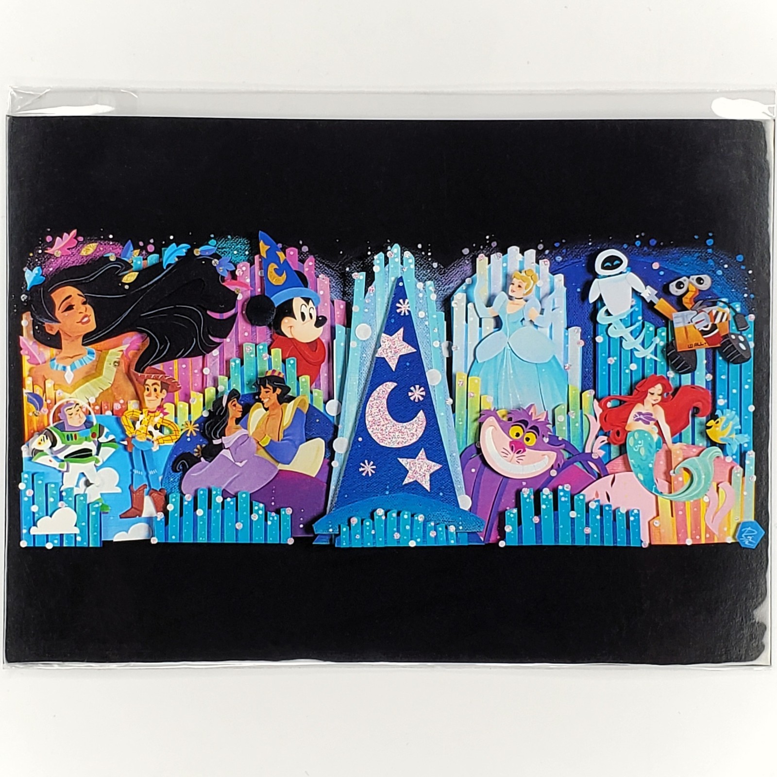 Carousel of Color Postcard WALL-E Ariel EVE Disney WonderGround Ryan Riller 2026