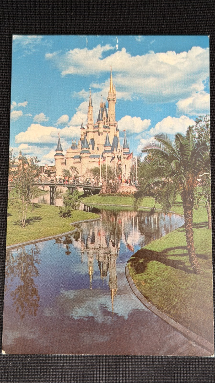 Vintage Walt Disney World Cinderella Castle Postcard Florida Fantasyland