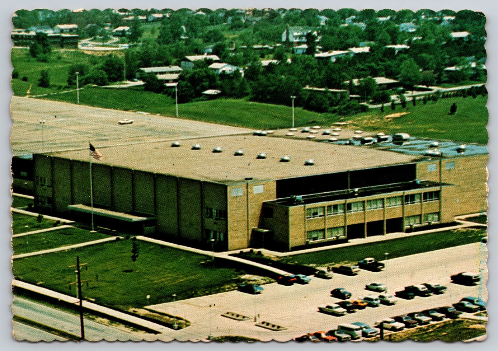 Western Illinois University Western Hall Men’s Athletics Postcard UNPOSTED