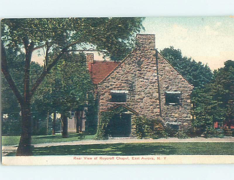 Divided-back CHURCH SCENE East Aurora – Near Buffalo New York NY j/05 AD2135