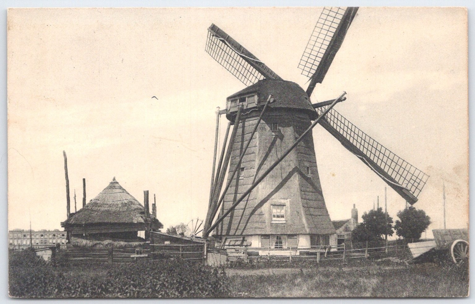 Vintage Windmill Postcard Rotograph Co. New York City Germany Early 1900s