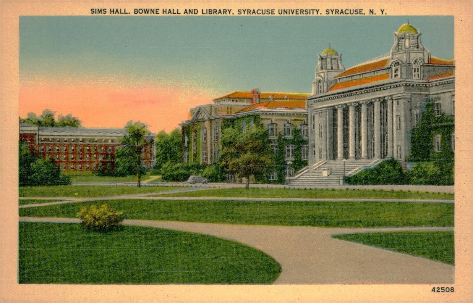 Syracuse University Campus Buildings, c1920, New York, Wm. Jubb Co., Inc.