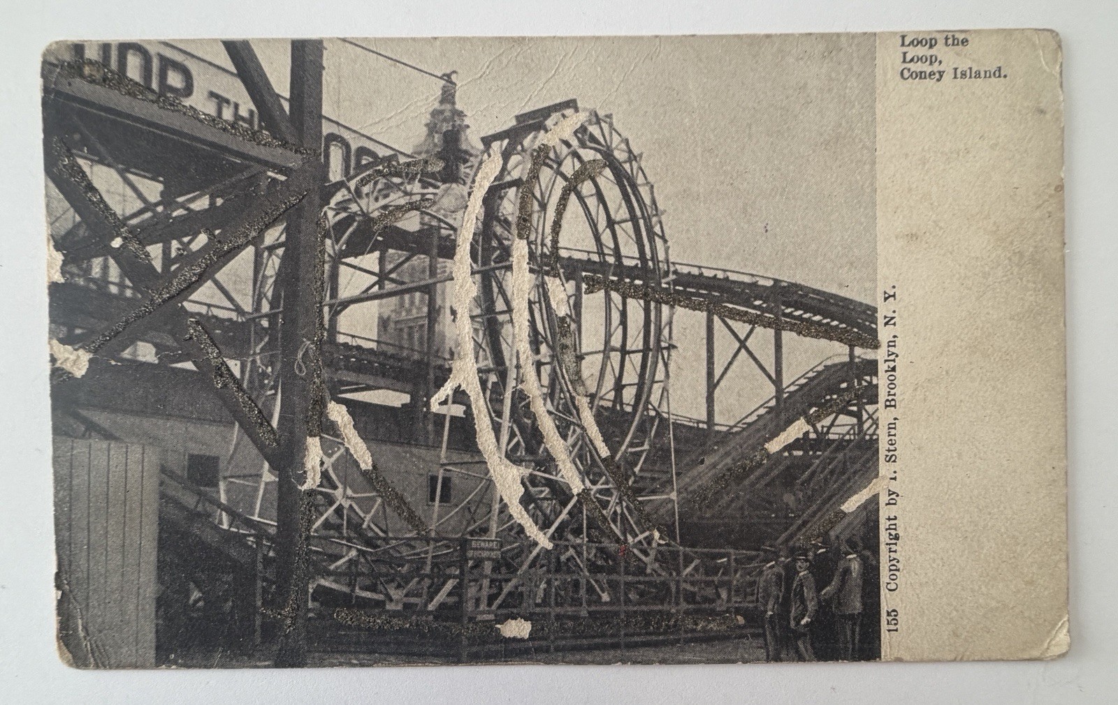 Postcard Loop The Loop Coney Island New York NY Antique Stamped c1905