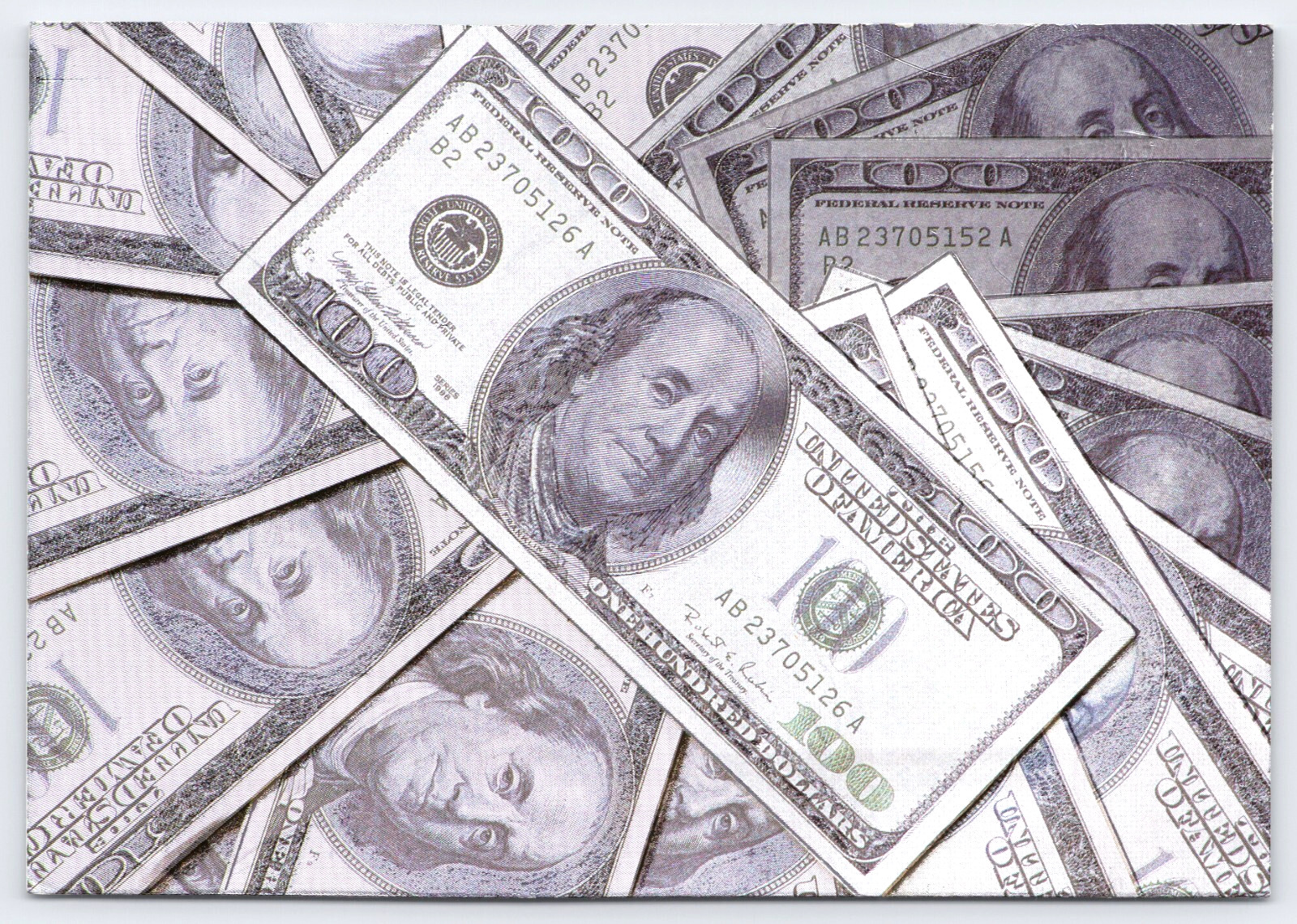 Postcard United States Mint The New One Hundred Dollar Bill