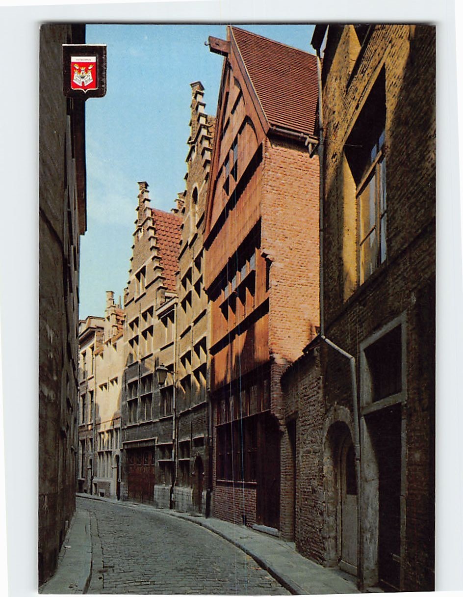 Postcard Restaurated façades Antwerp Belgium