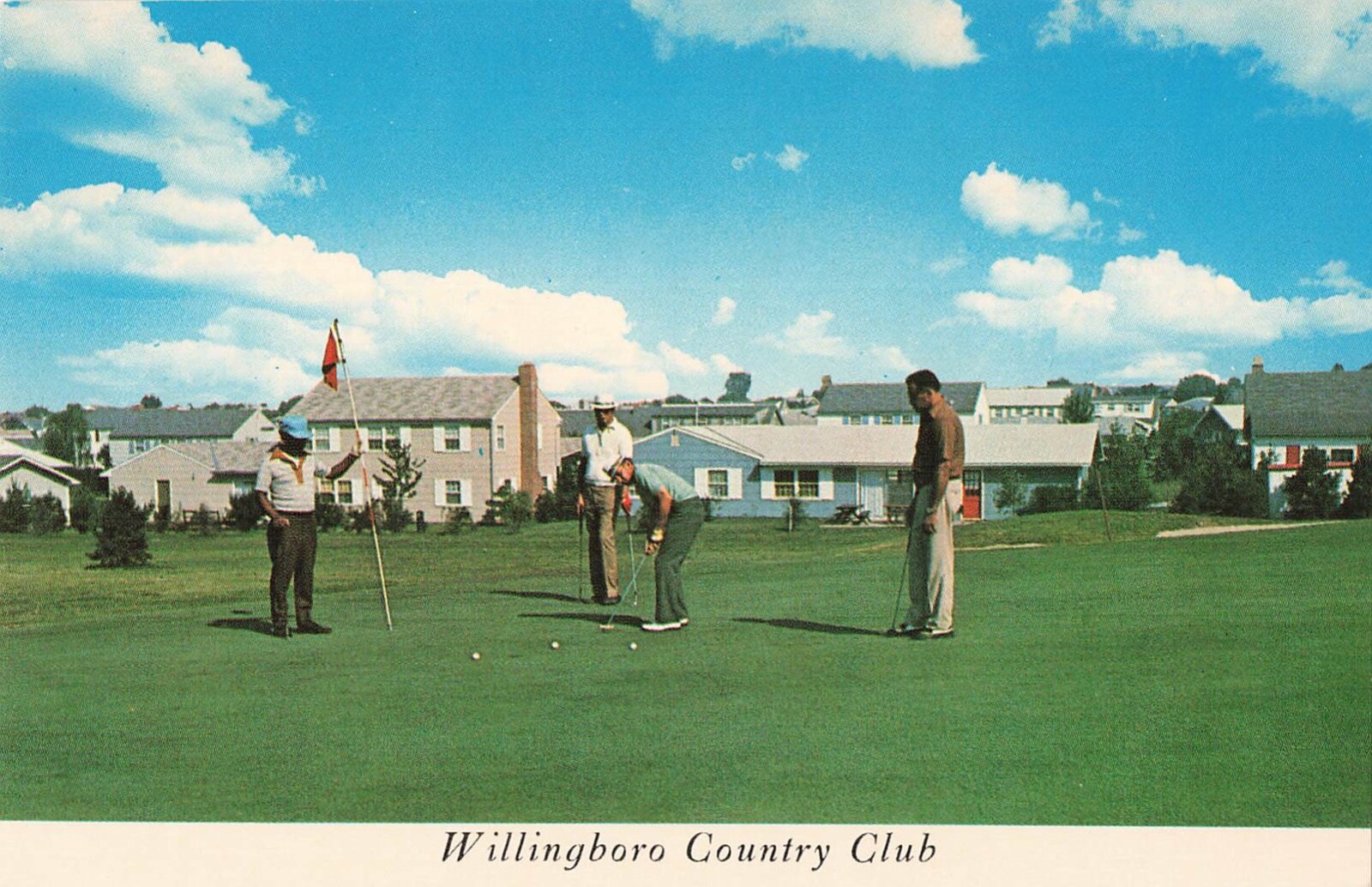 Willingboro, New Jersey Postcard Golf Country Club About 1980 D4