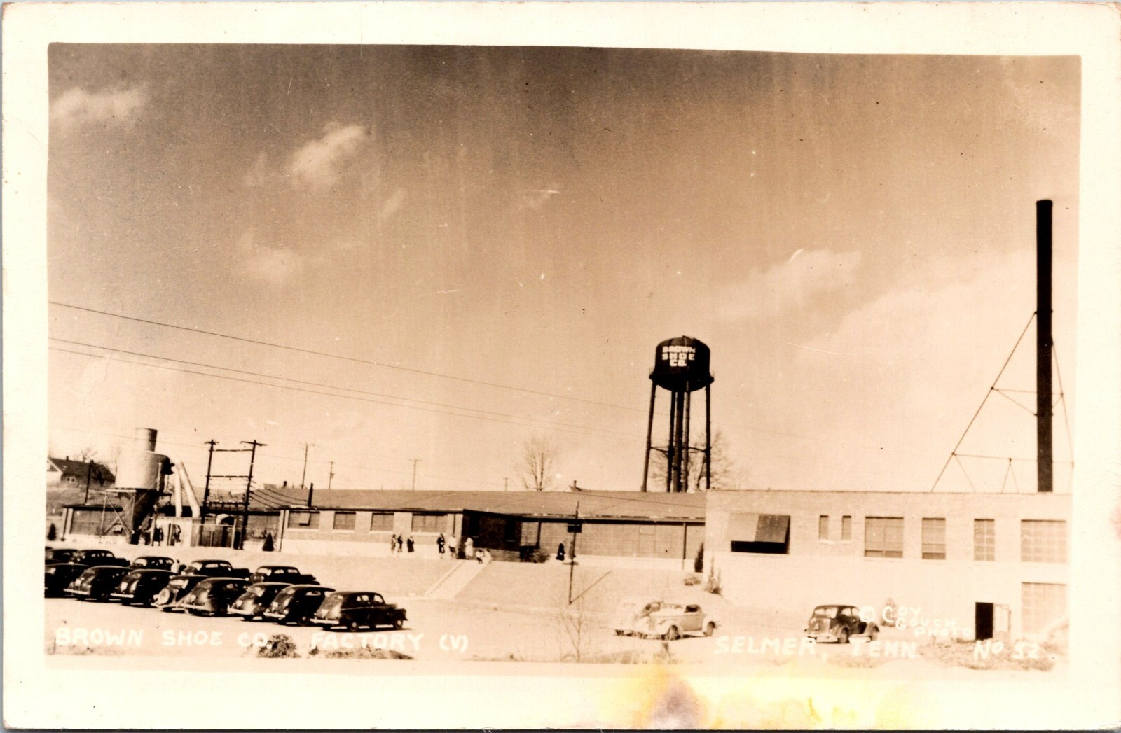 RPPC Selmer TN Brown Shoe Factory Coy Gooch EKC c1930-1940s photo postcard P7