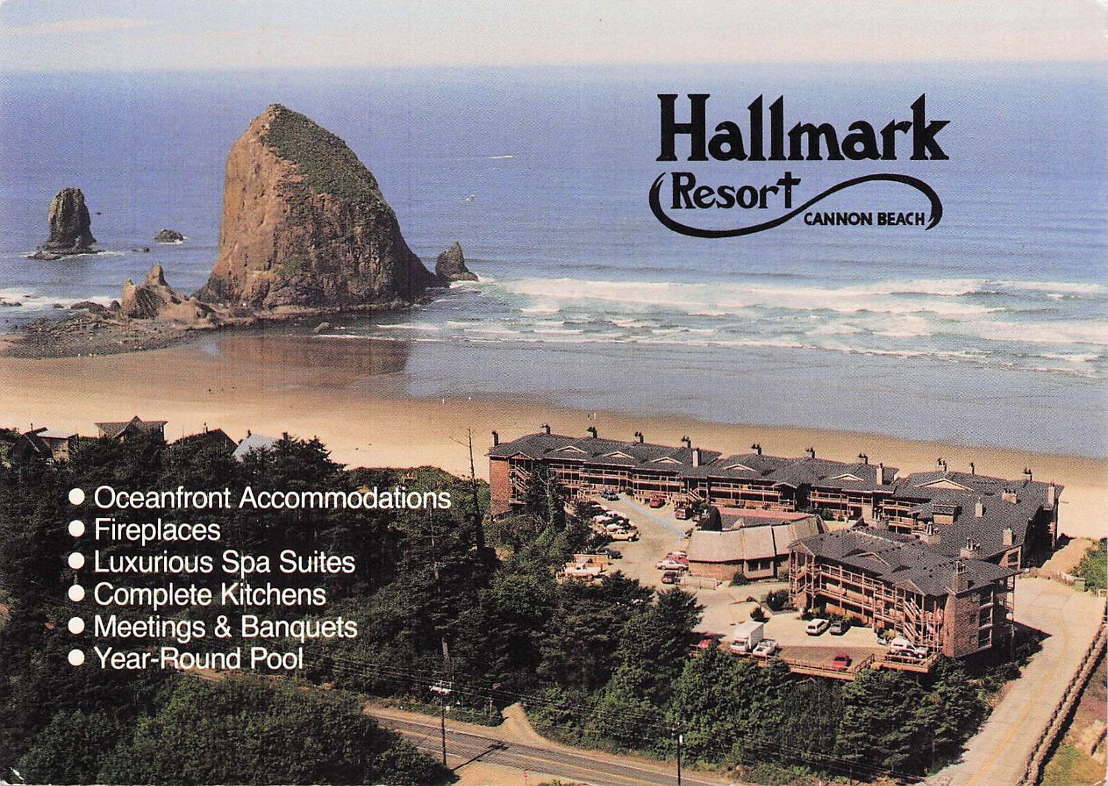 Postcard, Hallmark Resort, Cannon Beach, Oregon