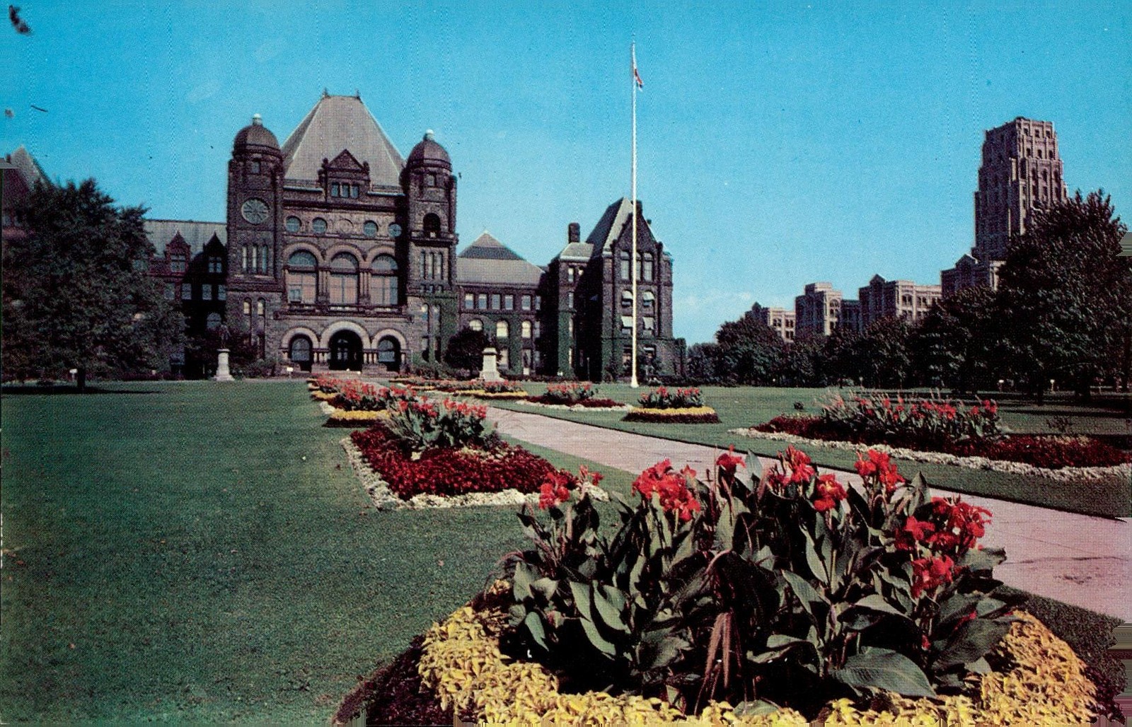Ontario Parliament Buildings and Queen’s Park, c1950, Toronto, Cities & Towns