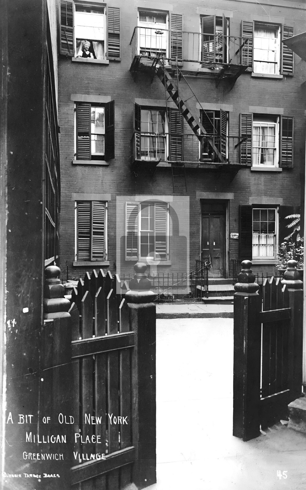 Jessie Tarbox Beals Milligan Place Greenwich Village New York NY – Reprint
