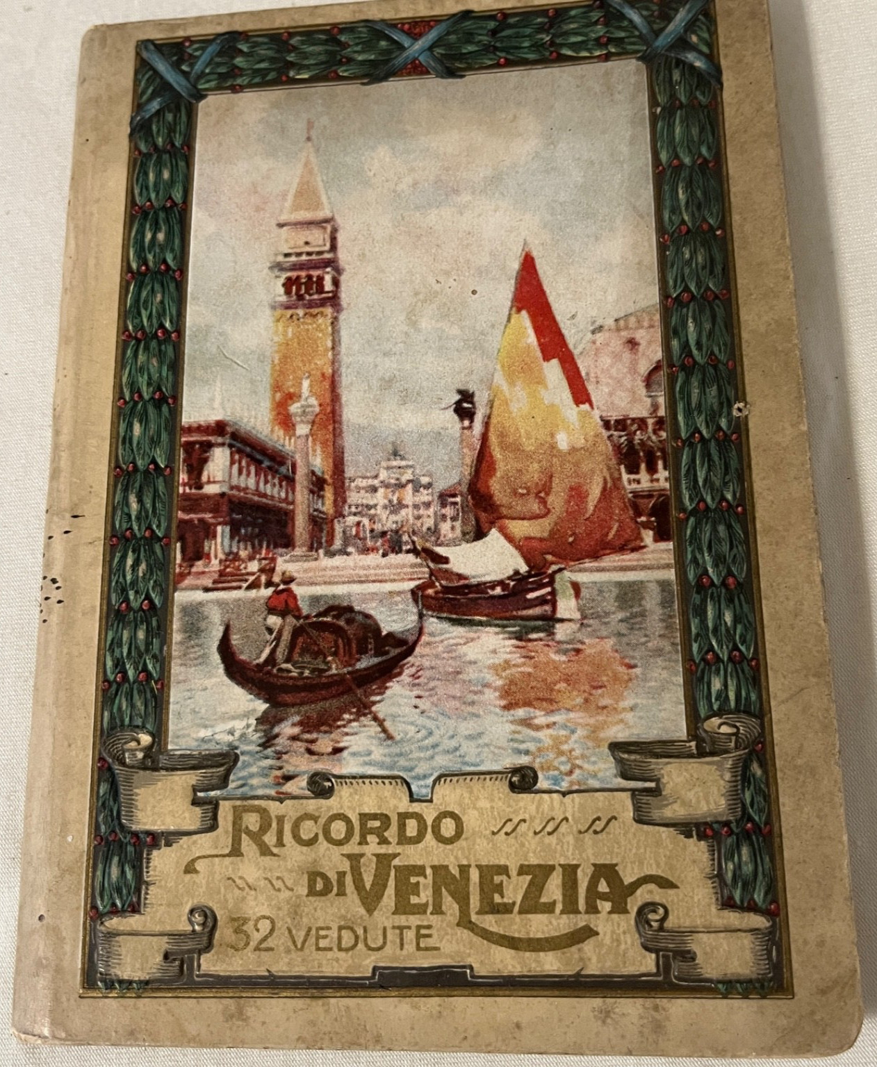 RICORDO DI VENZIA 32 VIEWS, FOLD OUT FOLDER, MID-CENTURY B&W