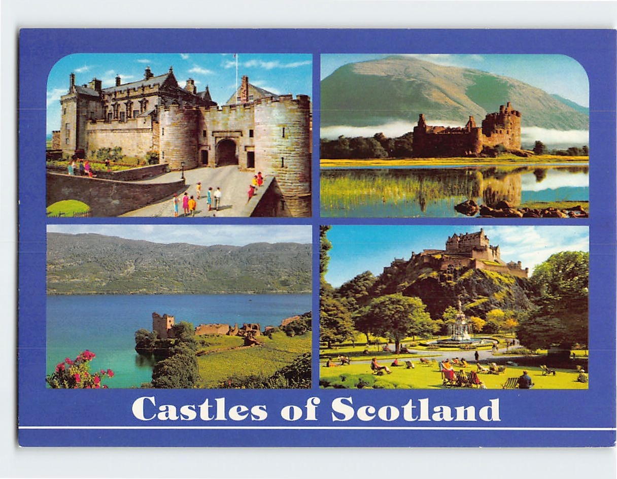Postcard Castles of Scotland