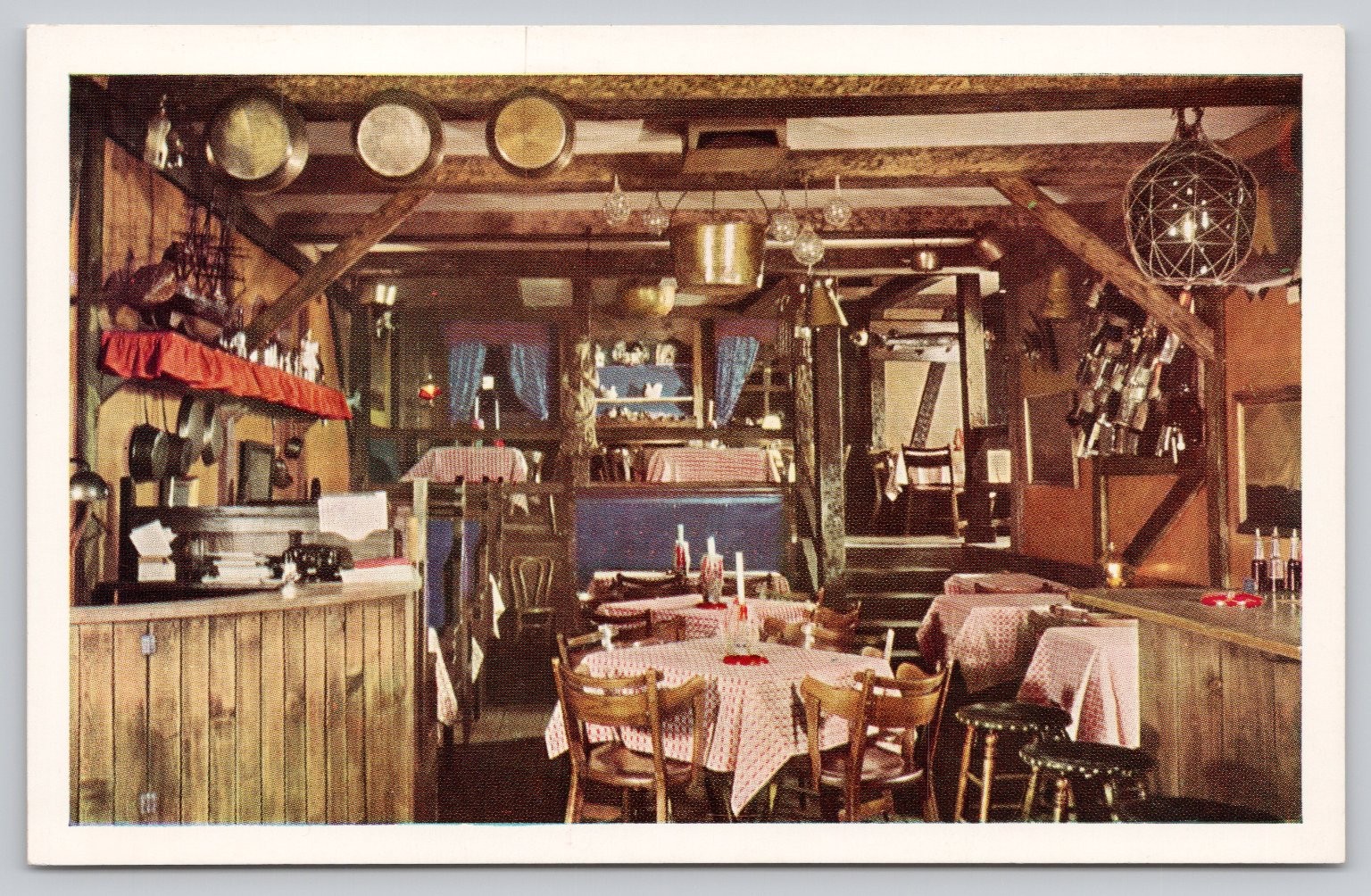 Vintage Postcard Cape Cod Room The Drake Hotel Chicago Seafood Restaurant