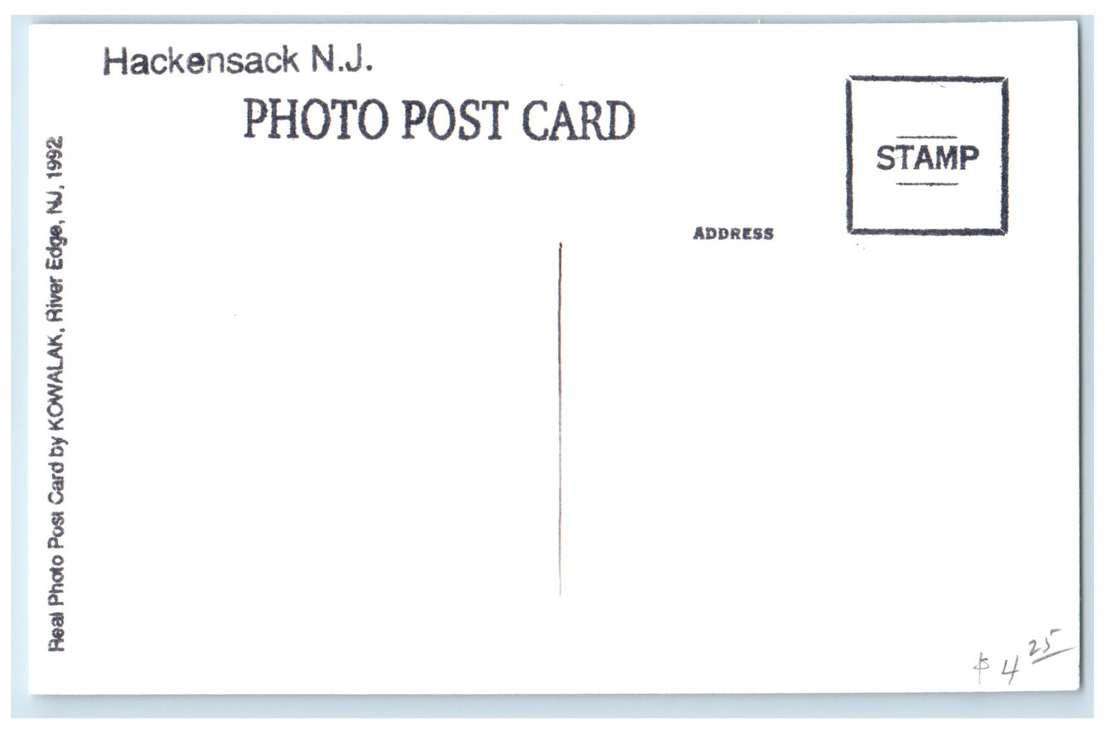 c1960’s Hackensack Hospital Building Exterior Hackensack New Jersey NJ Postcard