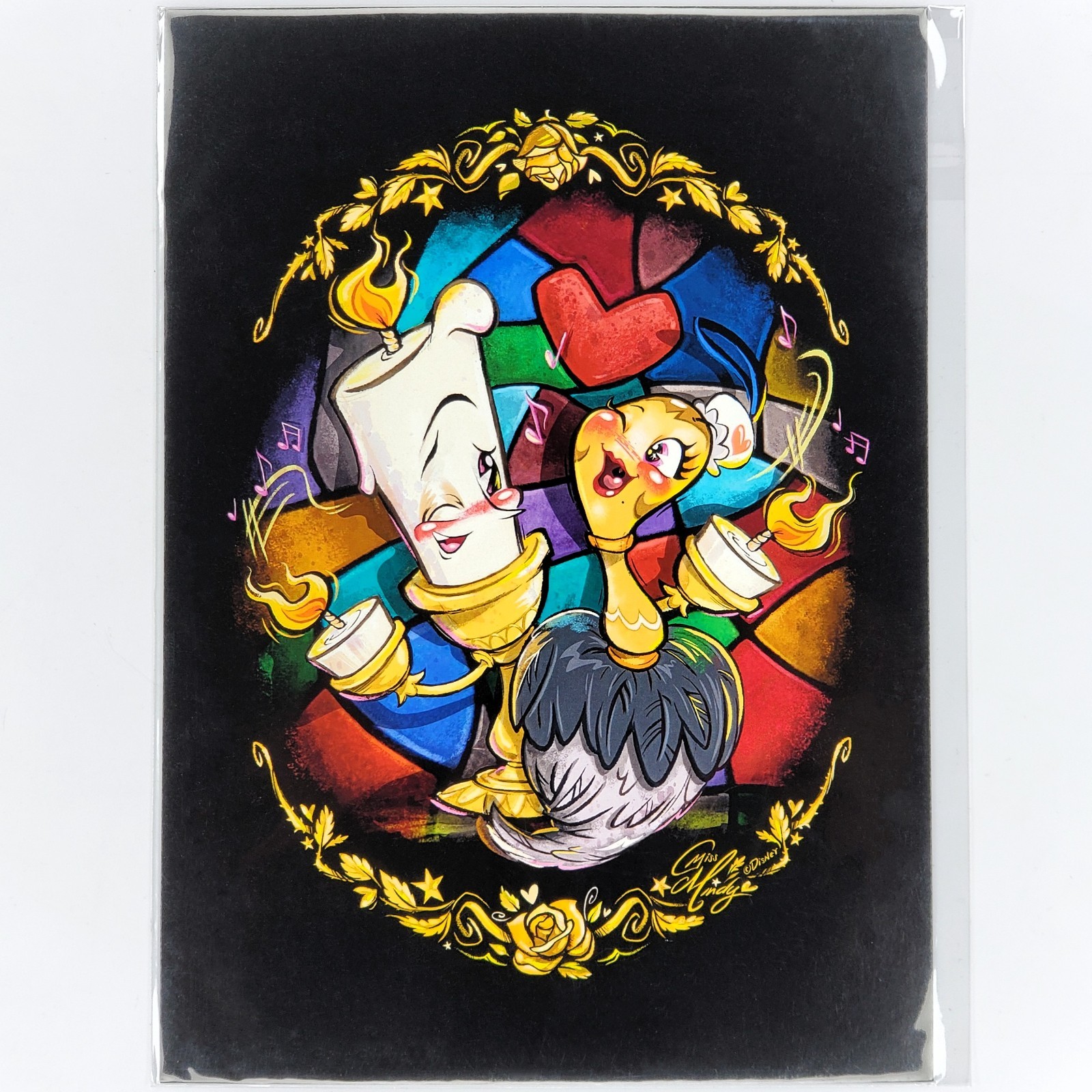 Lumiere Postcard Beauty and the Beast Disney WonderGround Miss Mindy 2026 Duster