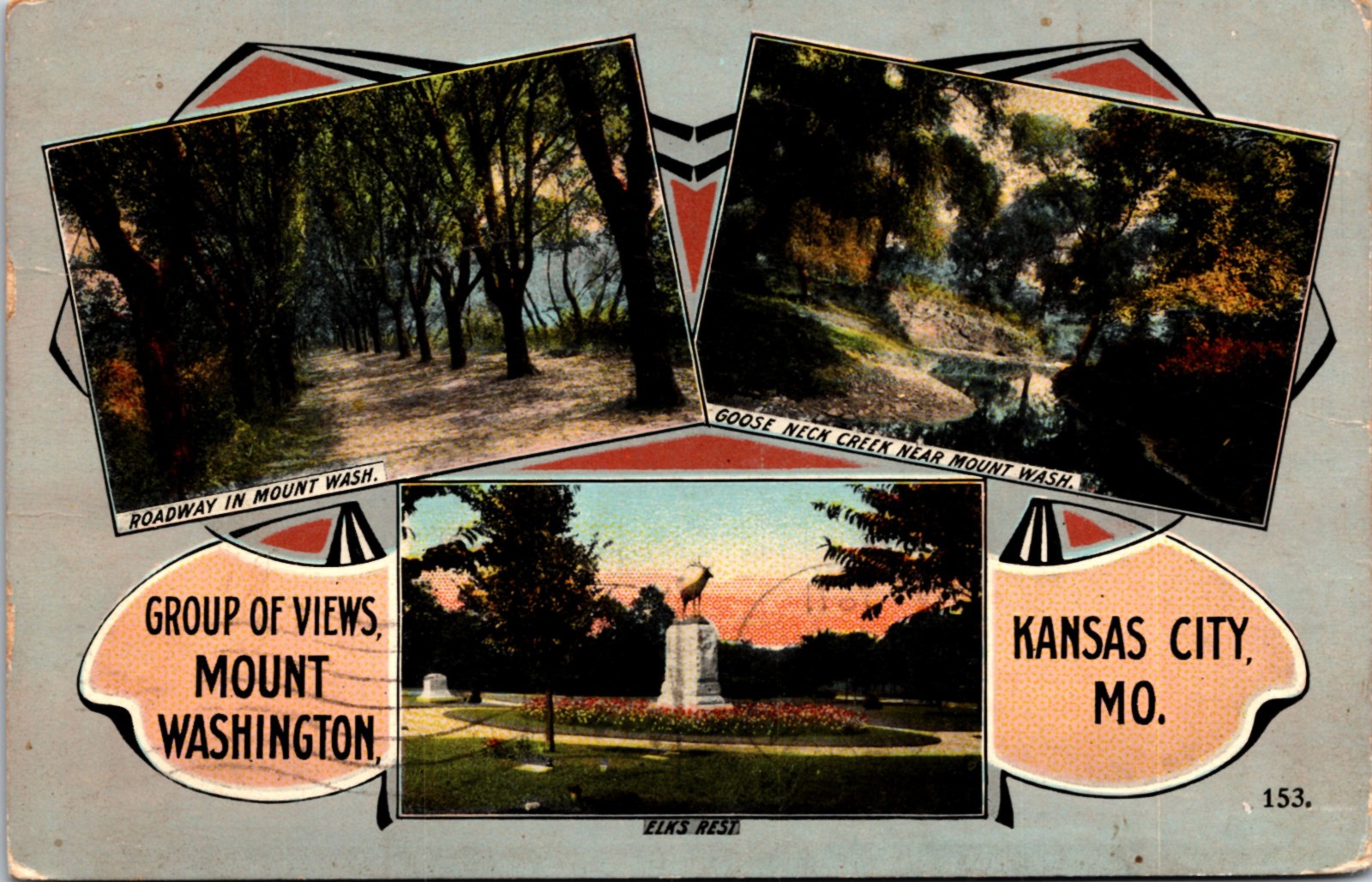 Kansas City, MO Multi View/Mount Washington/Goose Neck Creek/Road/Elks Rest-A147