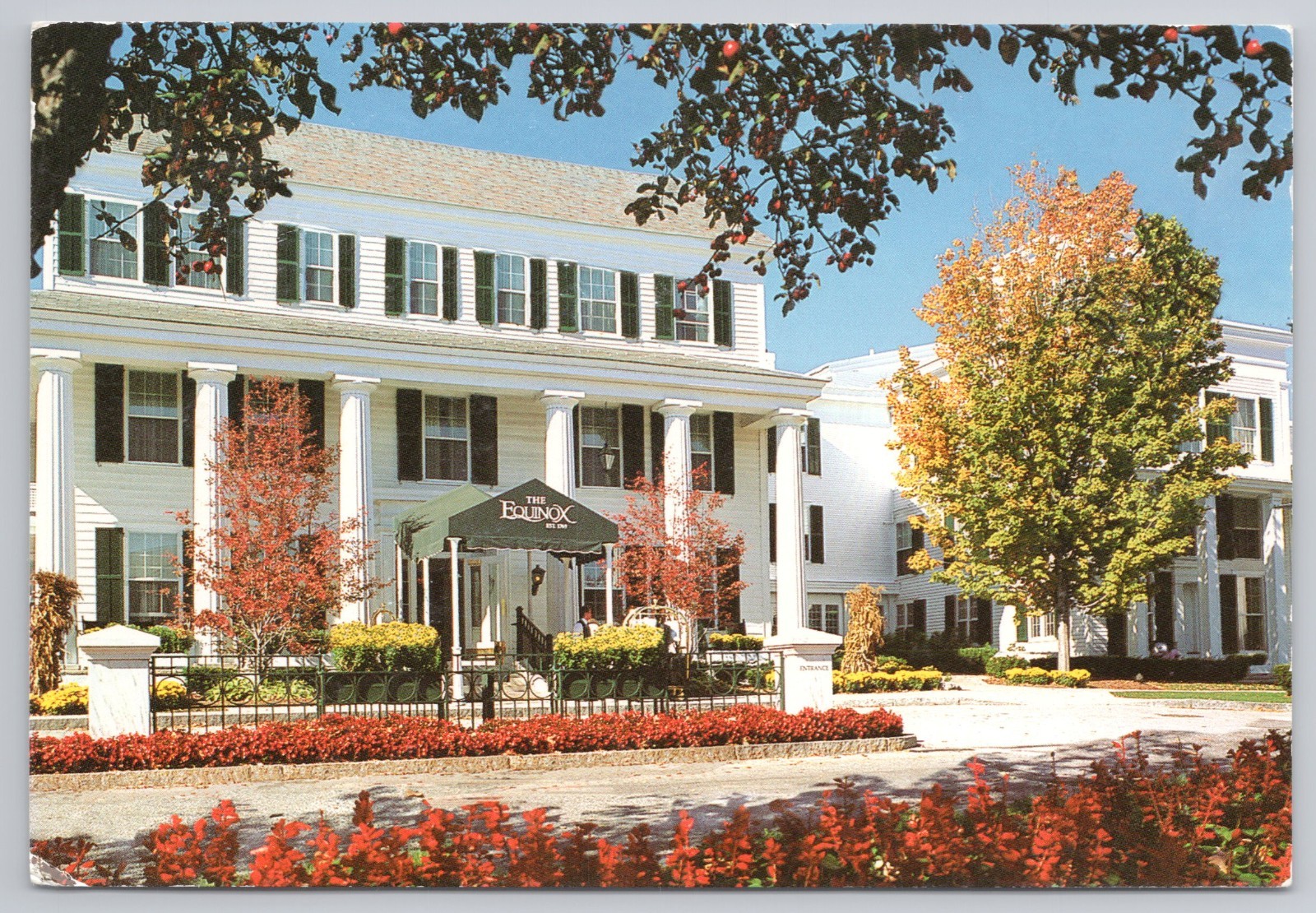 Postcard TOWN & COUNTRY card collection Equinox Hotel and Resort Manchester, VT