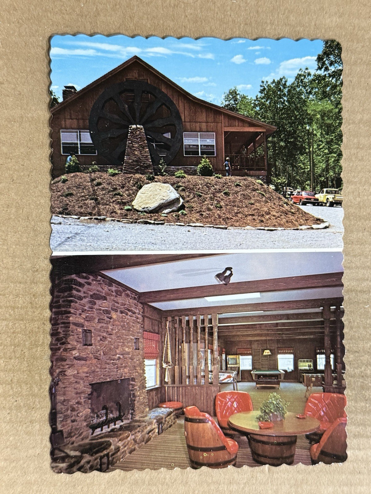 Postcard Bar Cave North Carolina Ward Mountain Campground Blue Ridge Mountains