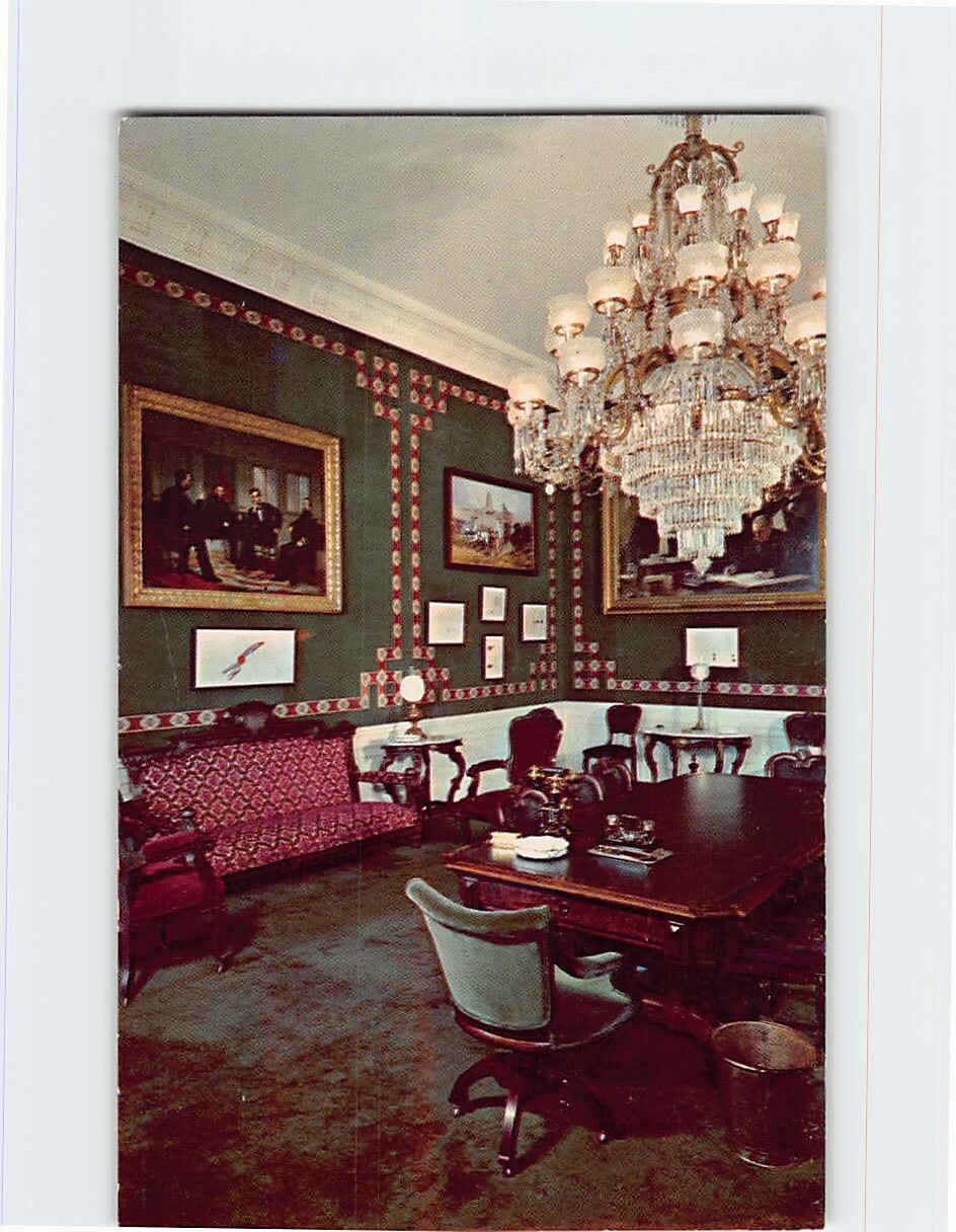 Postcard The White House Treaty Room Washington DC