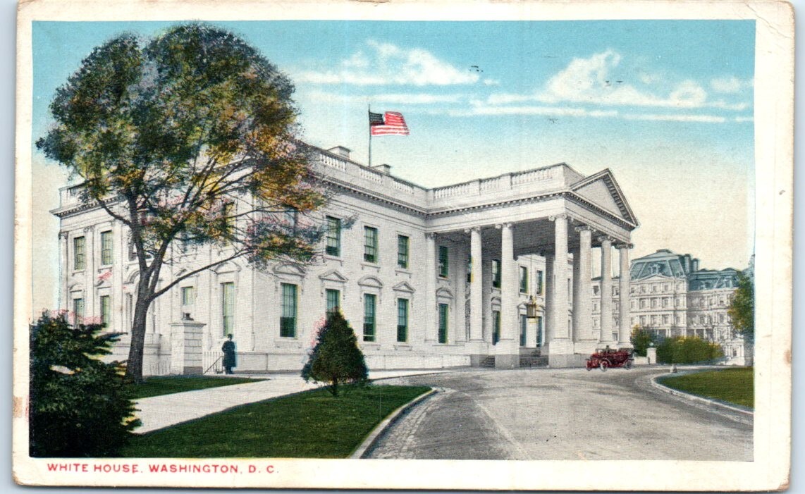 Postcard White House Washington DC USA North America