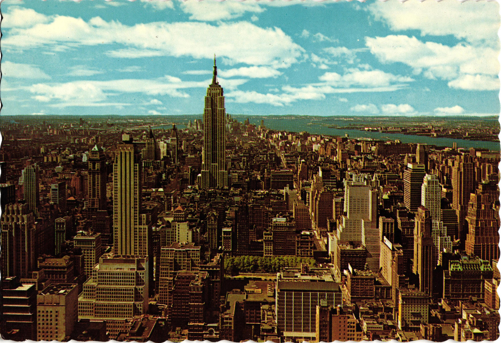 The Empire State Building New York Postcard Unposted Manhattan Post Card