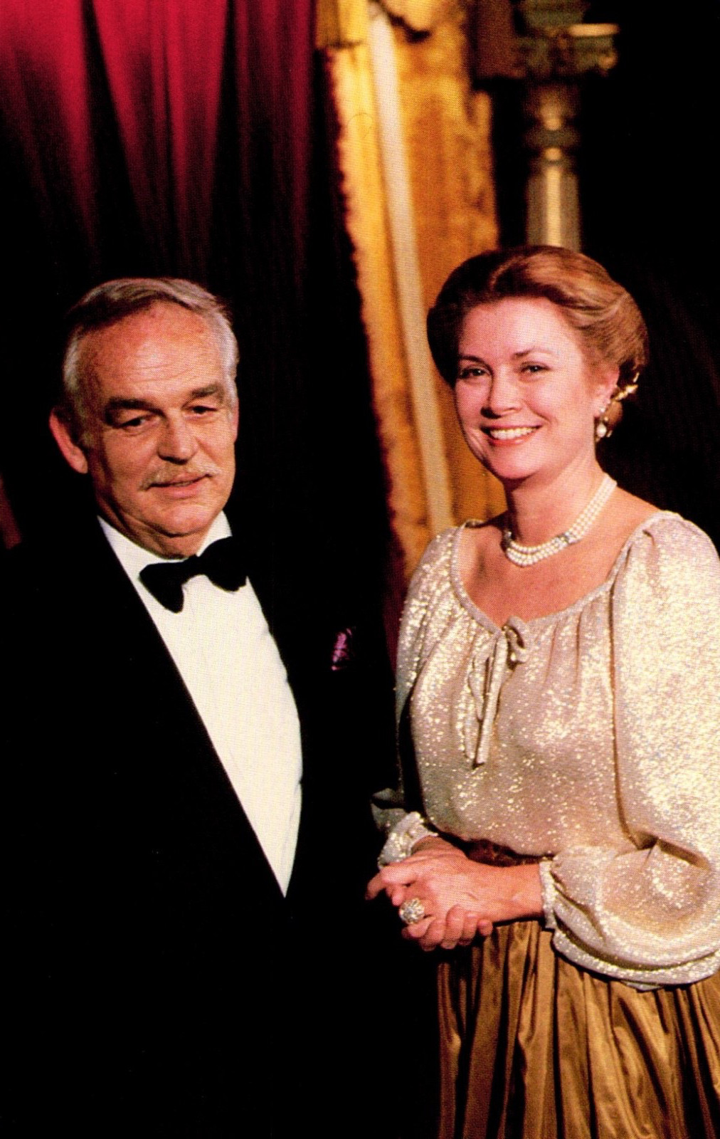Princess Grace & Prince Rainier of Monaco 1982 Photochrome Unposted Postcard M1