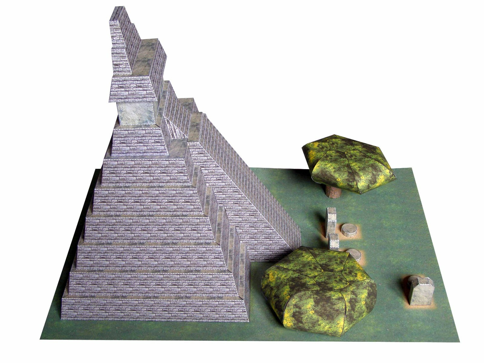Mayan Temple – Paper Model Project Kit