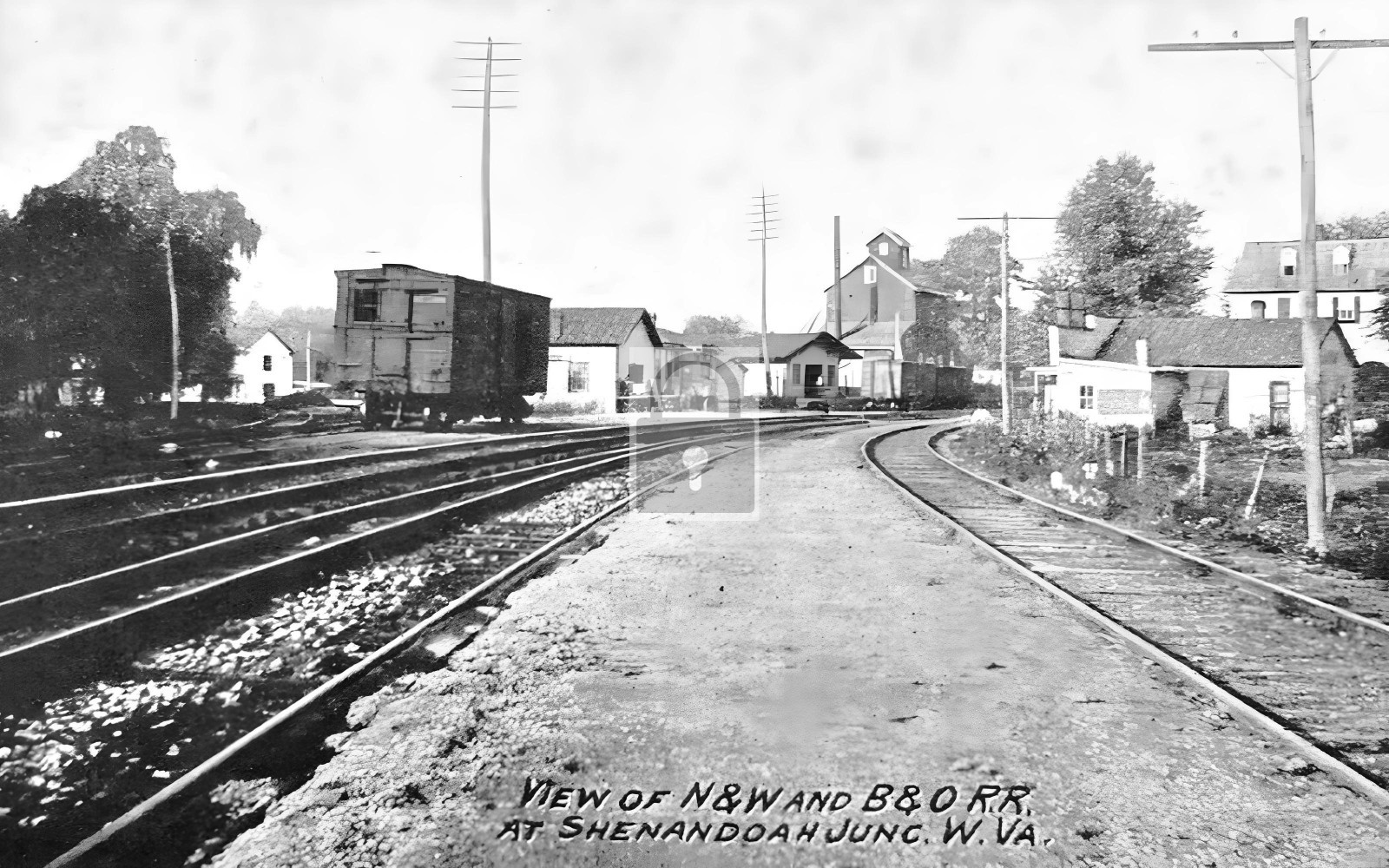 Railroad Train Shenandoah Junction Martinsburg West Virginia WV – Reprint