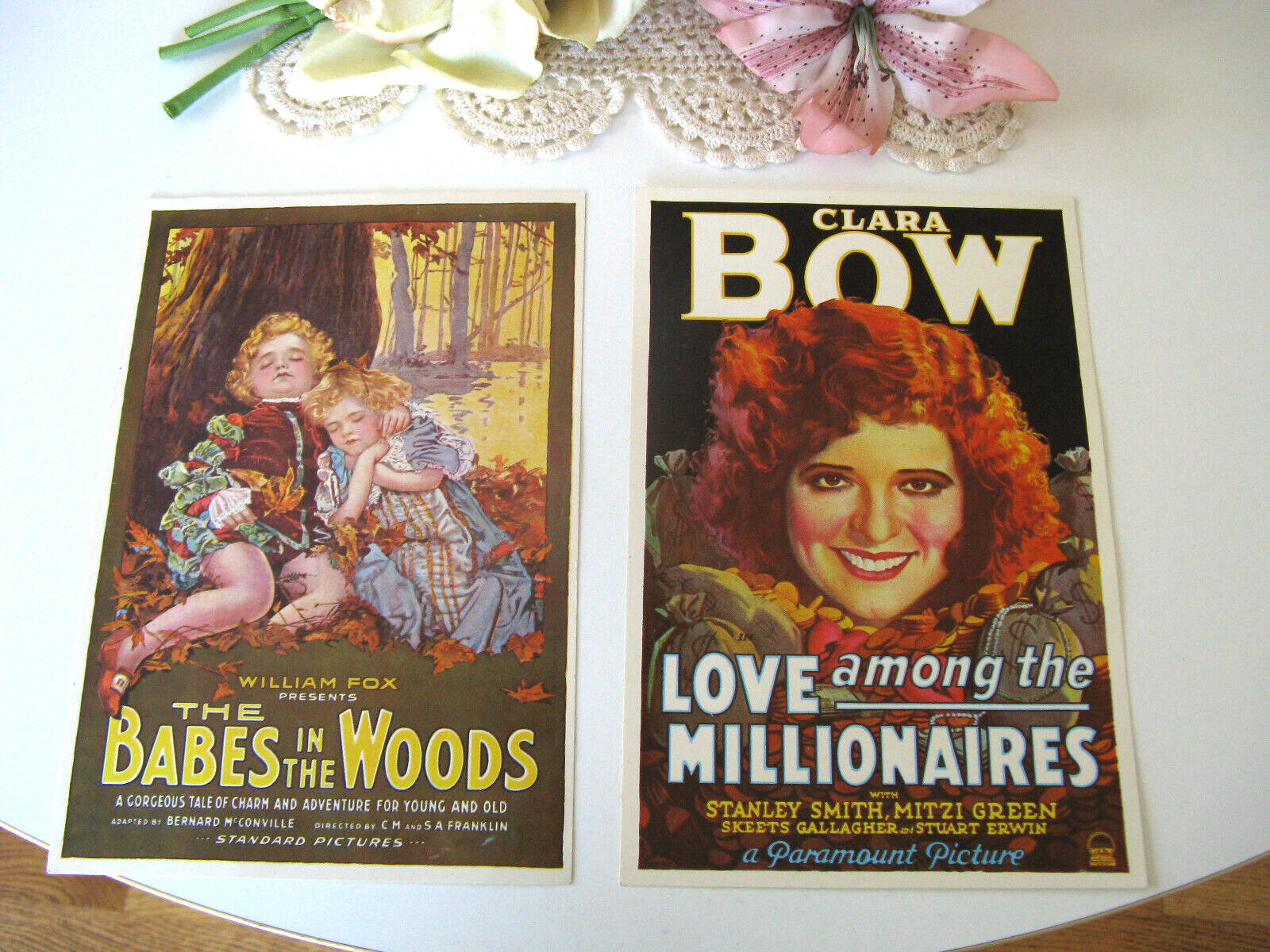 Movie Postcards Lot of 2 1971 Vintage Large Postcards.For Framing