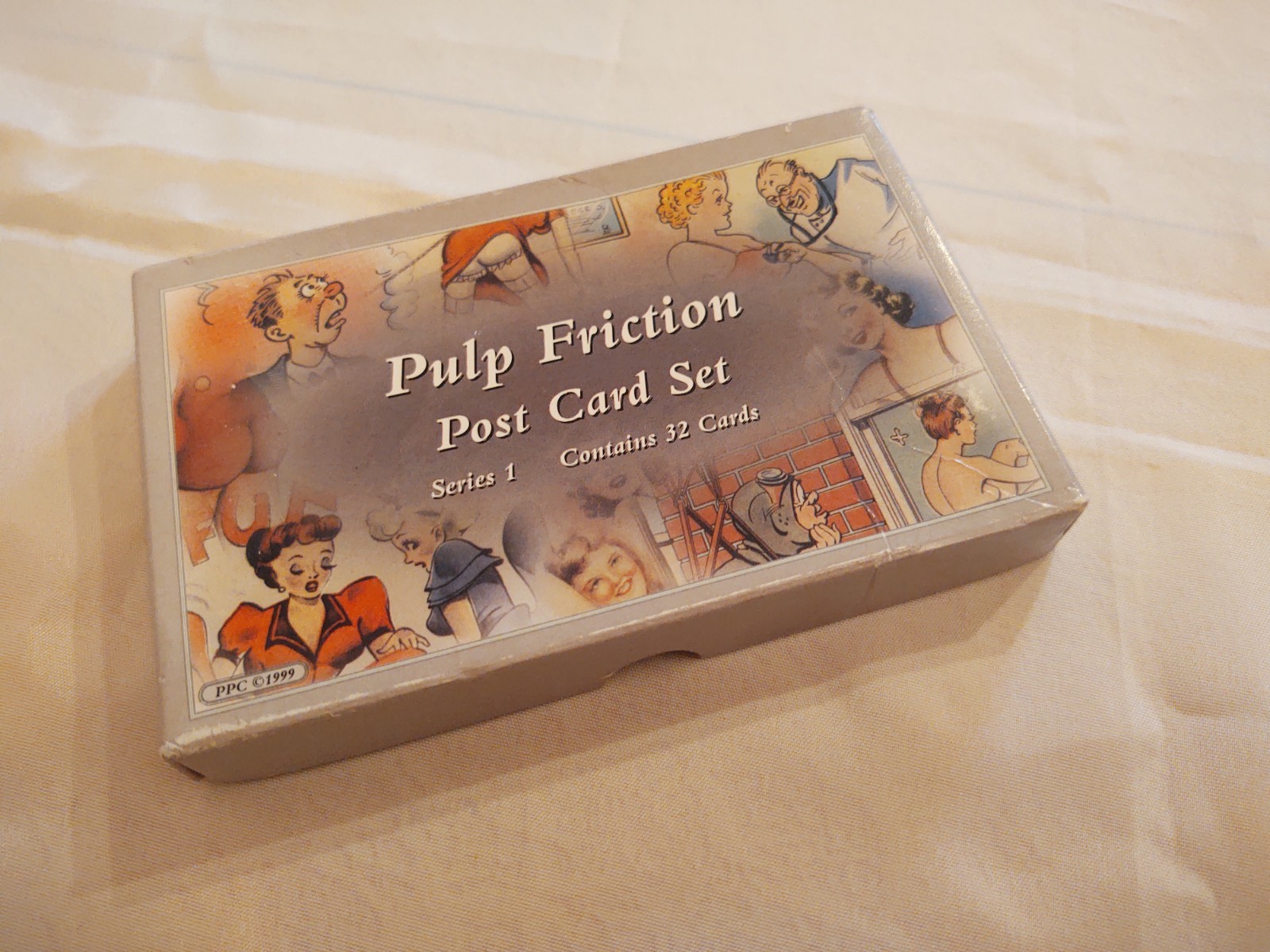 1999 VINTAGE PULP FRICTION NOS POST CARD SET CARDS SERIES 1 COMPLETE PINUP COMIC