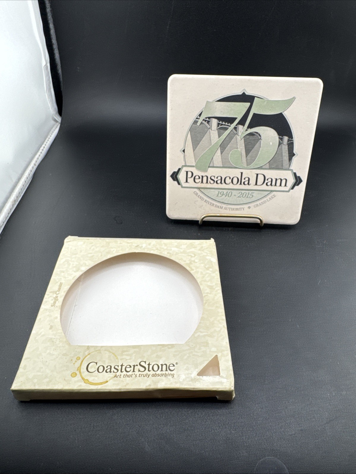Pensacola Dam GRDA 75th Anniversary Coaster Oklahoma Grand River Dam Authority