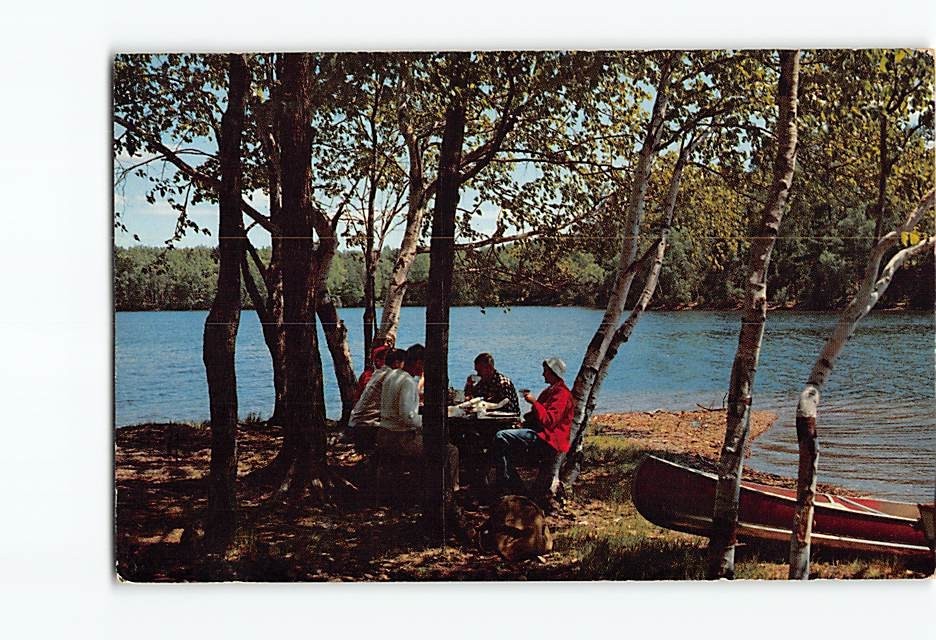Postcard Lunching at the Lakeside