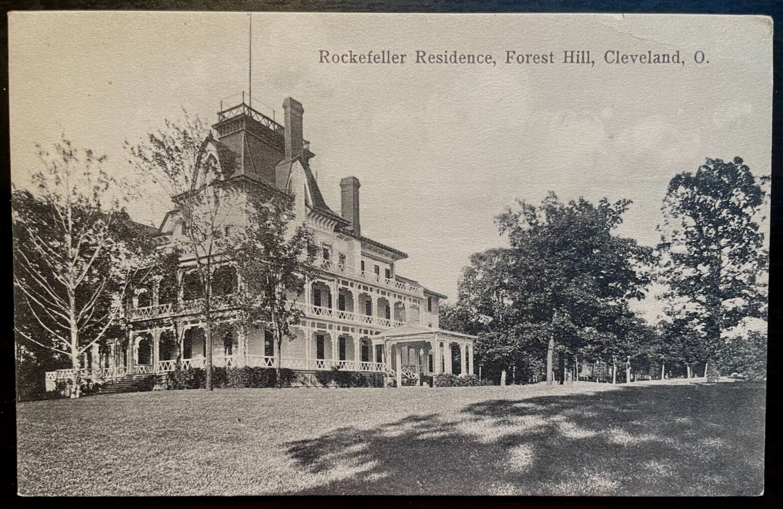 Vintage Postcard 1907-1915 Rockefeller Residence, “Forest Hill”, Cleveland, Ohio