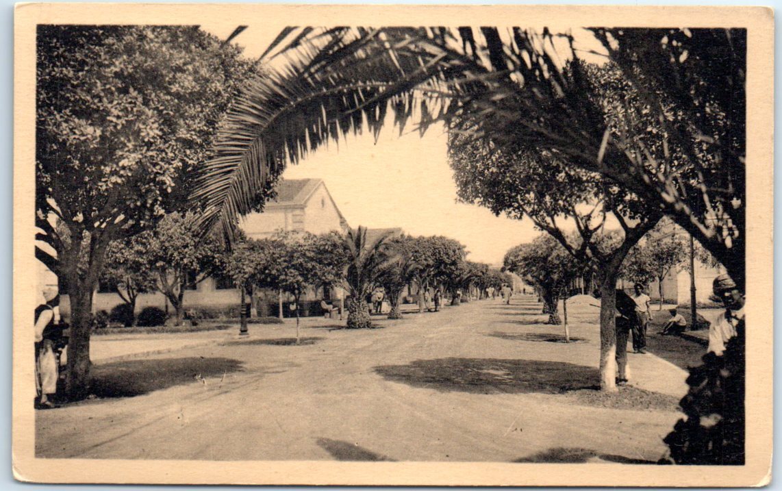Postcard – Interior of the Civil Hospital – Oran, Algeria