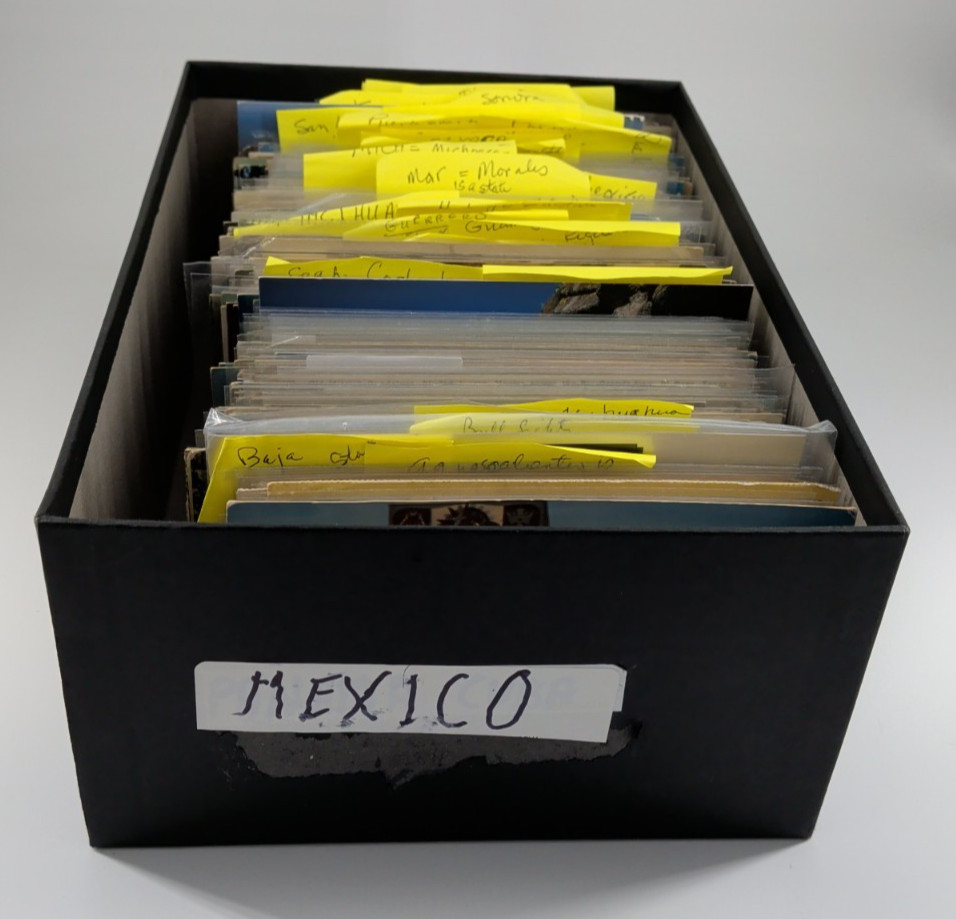 Box Of Mexico Postcards Huge Lot Of 500+ Black & White And Color Vintage