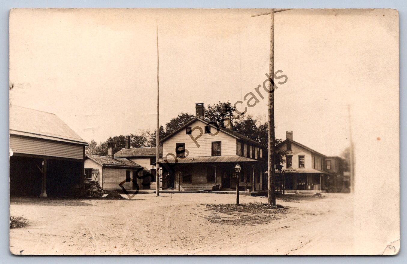 K62/ Clarence Center New York RPPC Postcard c1910 Eshelman General Store 164
