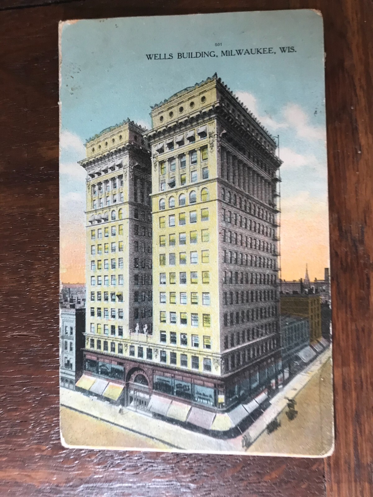 Wells Building Milwaukee Wisconsin Postcard