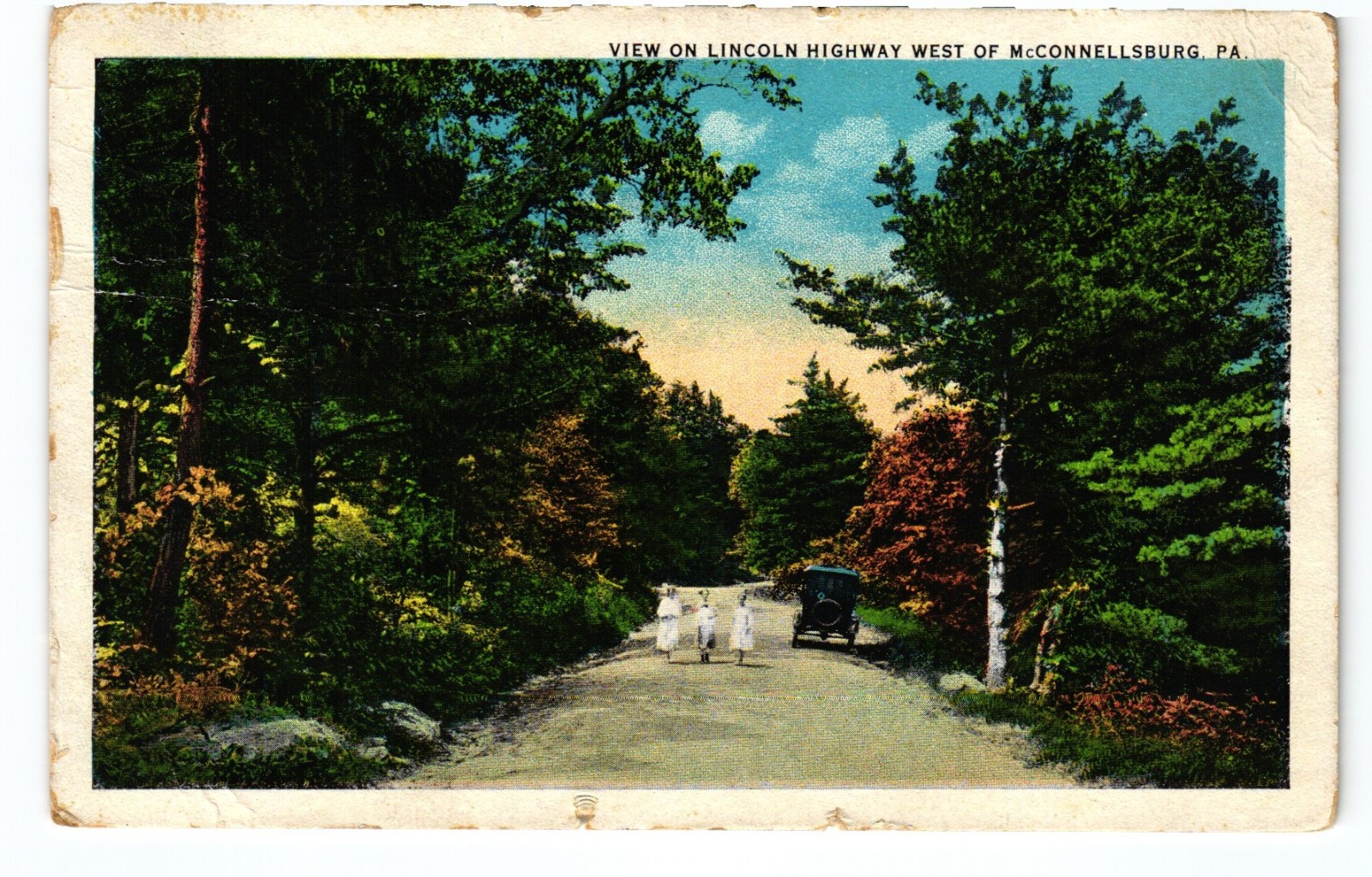 Lincoln Highway Pennsylvania – View on Lincoln Highway West of McConnellsburg