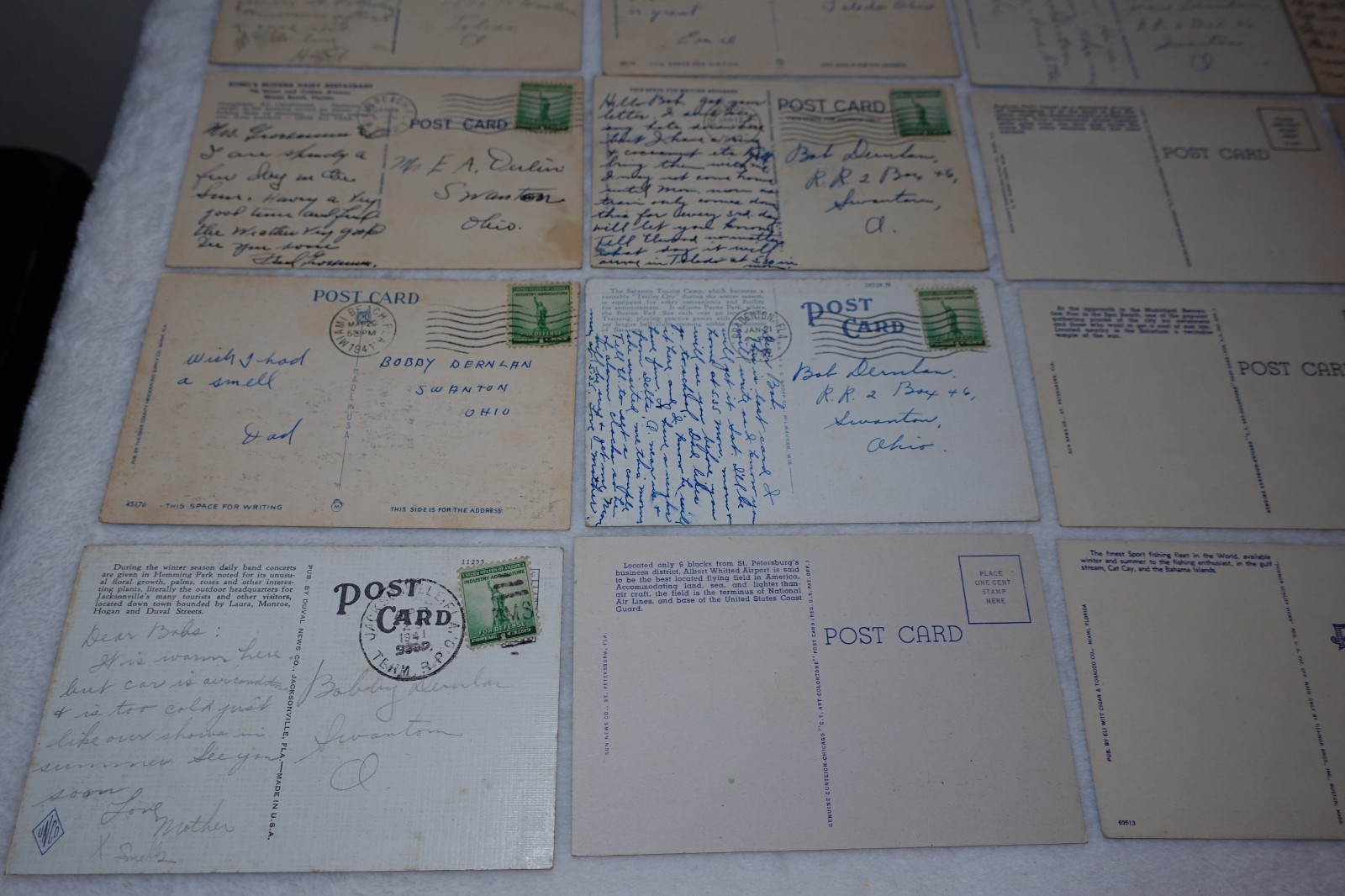 Florida Sites Historical Places Miami Jacksonville Postcard Lot – 80+ Postcards