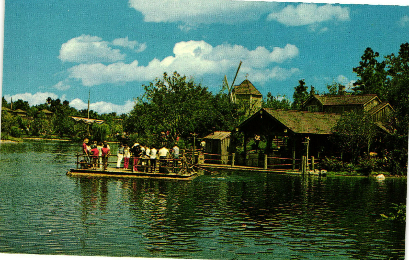 Postcard Disney World Tom Sawyers Island Ferry Fort Sam Clemens Unposted
