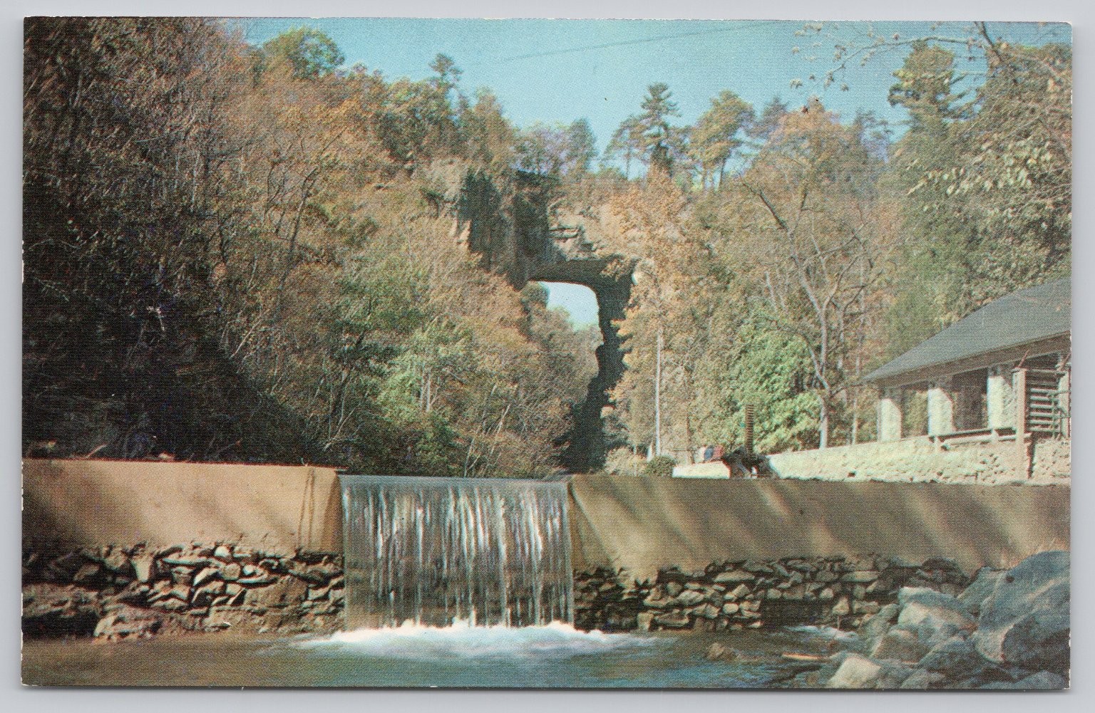 Natural Bridge Virginia Photochrome Postcard by Colourpicture Publishers