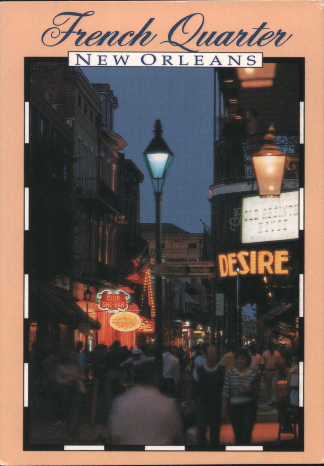 John Hinde Curteich, Inc. New Orleans, Louisiana LA Bourbon Street Night, French