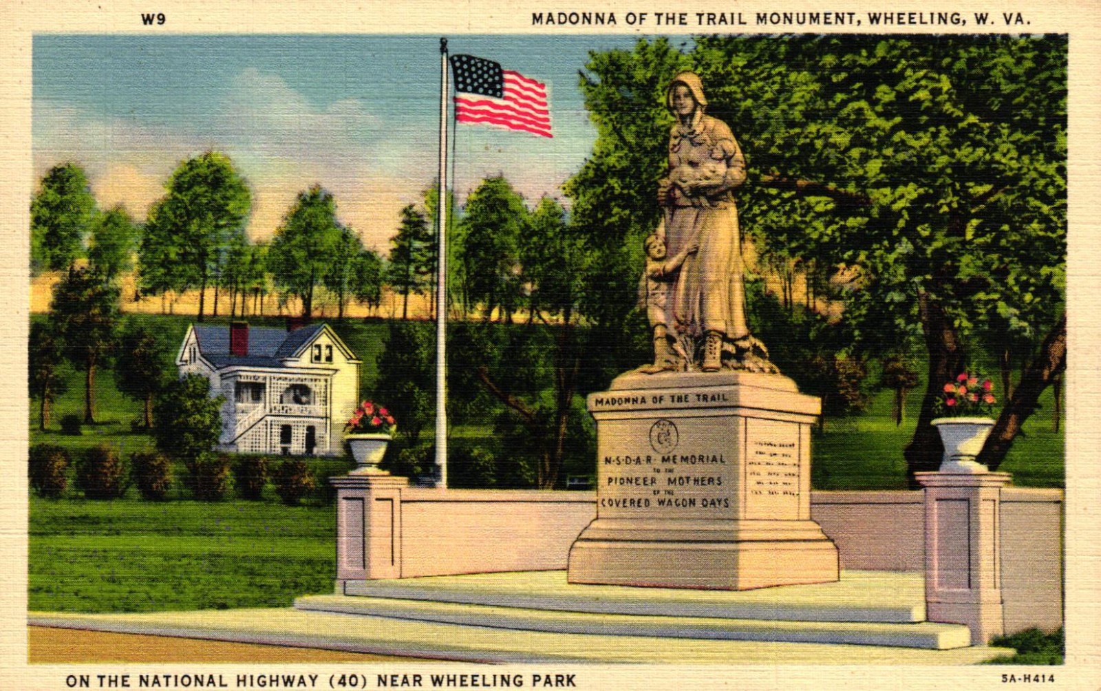 U.S. 40 West Virginia – Madonna of the Trail Monument, Wheeling