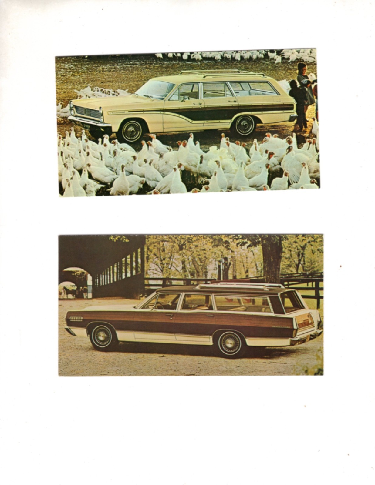 ANTIQUE AUTO, STATION WAGONS, LOT OF 35 VINTAGE POSTCARDS (BL100)