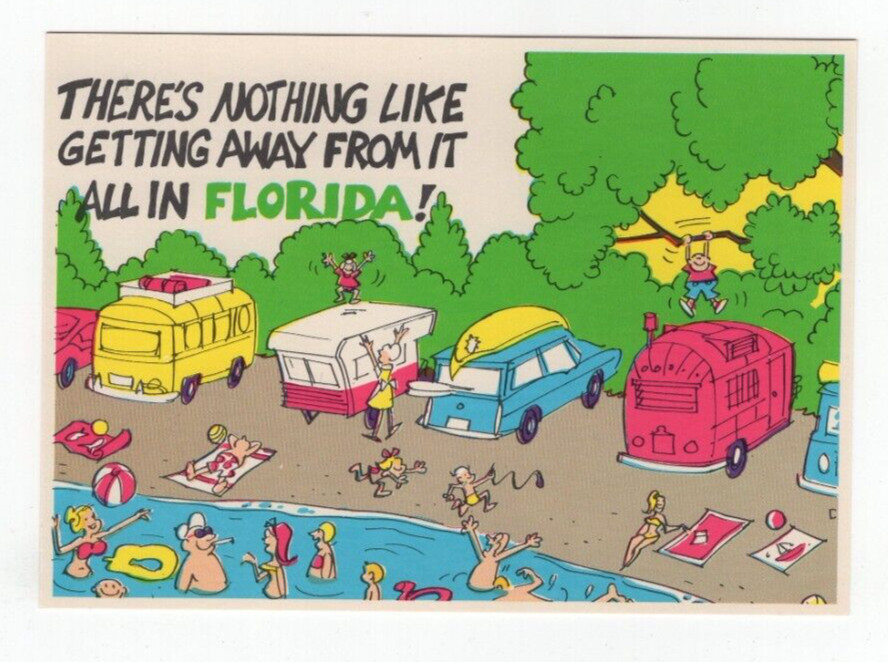 Vintage Postcard: There’s Nothing Like Getting Away From It All In Florida