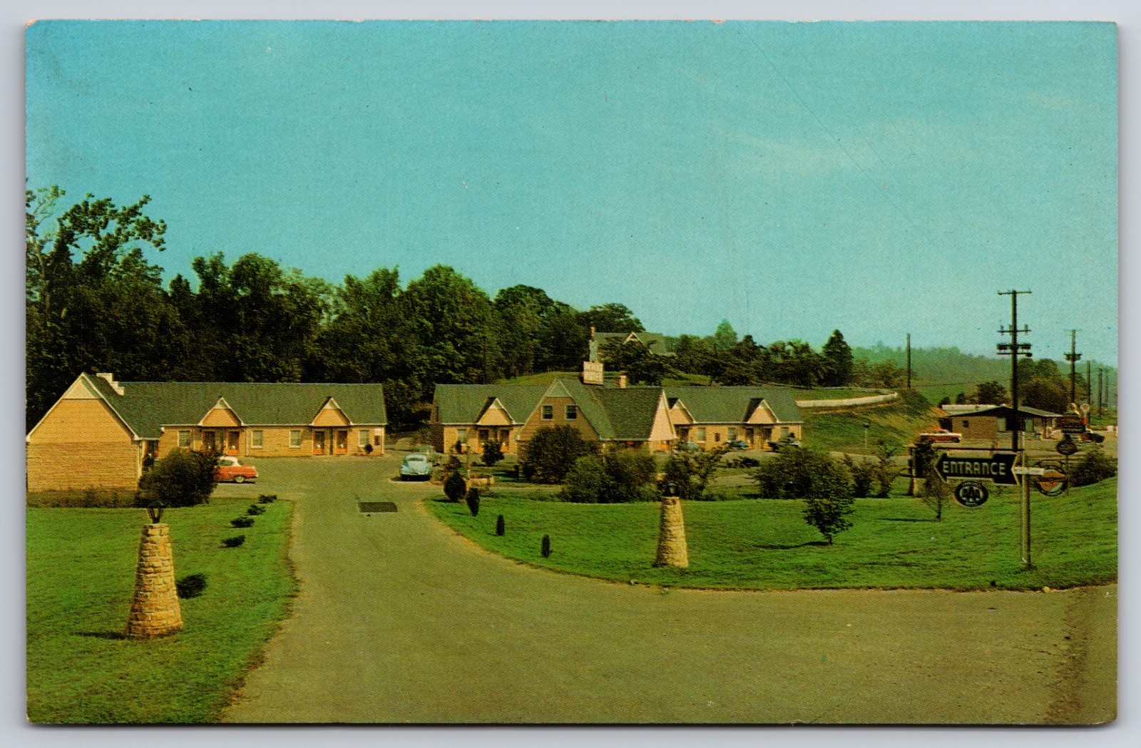 Oak Ridge Motel Oak Ridge Tennessee TN Roadside Chrome c1960 Postcard