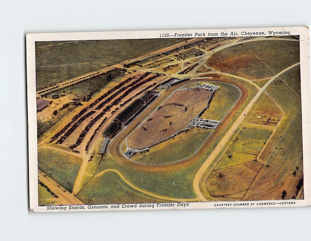 Postcard Frontier Park from the Air Cheyenne Wyoming USA